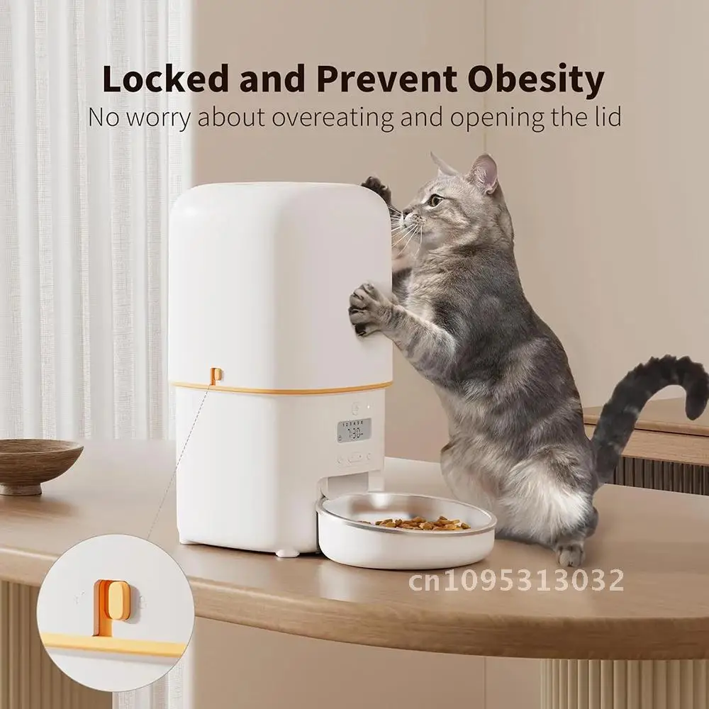 

Feeder 5G Camera Pet 2L Automatic Cat Smart Food Dispenser Bowls Feeding Dog Food Timed Slow Food Auto Quantitative WIFI Video