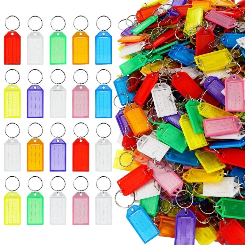 77 pcs Key Identification Tags, Random Color Assortment for Home Key Sorting, Multipurpose, Versatile