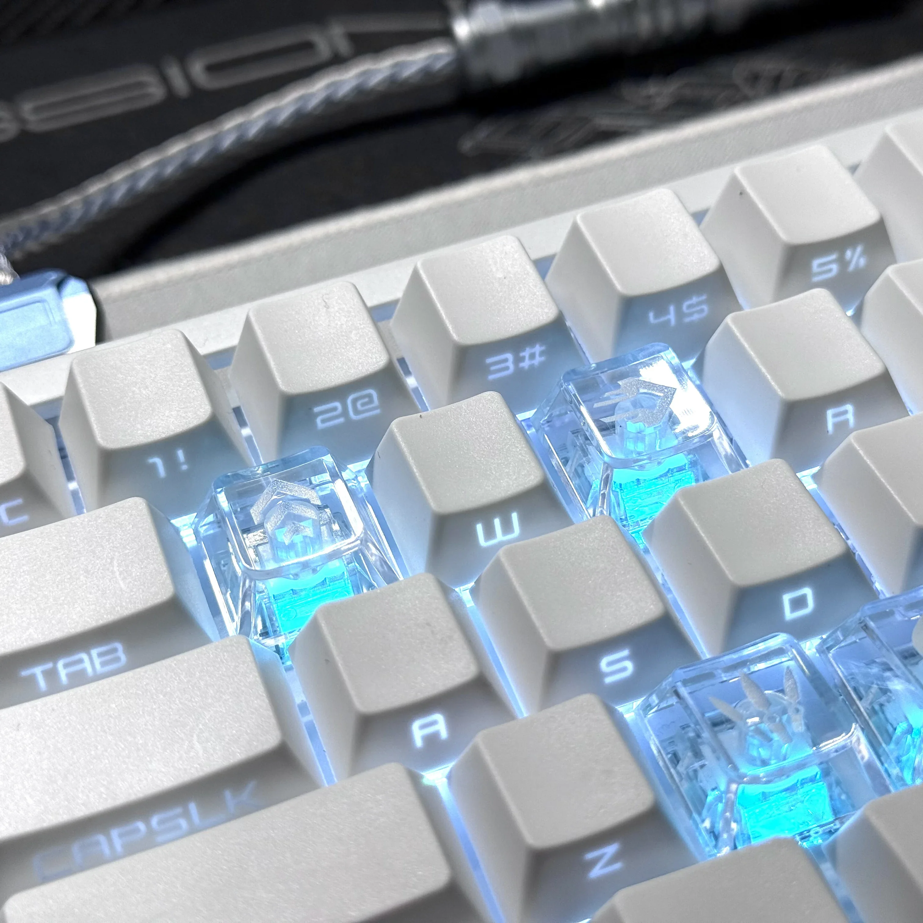 

Creative Valorant Skills Keycaps Transparent Cherry Profile Key Cap Personalization Mechanical Keyboard Accessories