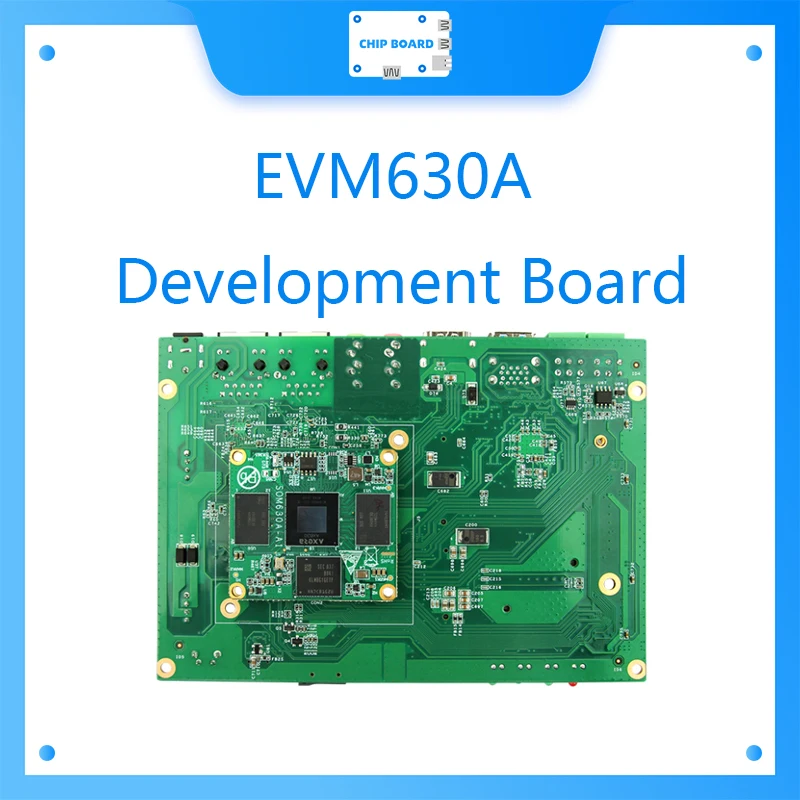 

The EVM630A Development Board supports H. 264/265 video codec based on Ax630a