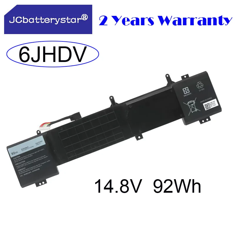 JC New 6JHDV Laptop Battery for DELL Alienware 17 R2 R3 P43F ALW17ED-1728 ALW17ED-2728 5046J YKWXX 14.8V 92WH 6JHDV Notebook