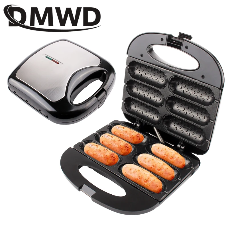 Electric Waffle Sausage Machine Oven Mini Crispy French Hot Dog Lolly Stick Muffin Breakfast Frying Pan Hotdog Corn Baking Grill