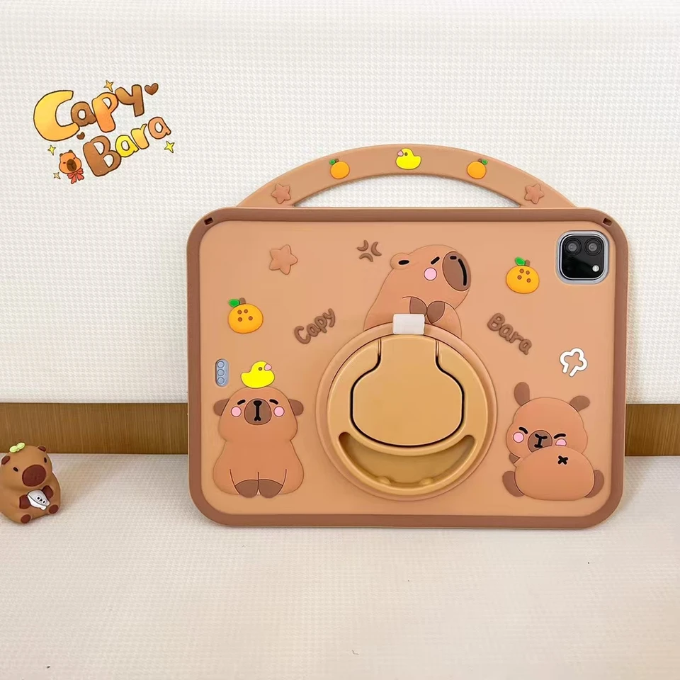 カピバラ様iPad専用 For iPad Pro 11 10.5 10.2 8th 7th 9.7 Air 11 4 3 2 1 Mini 7 6 5 4