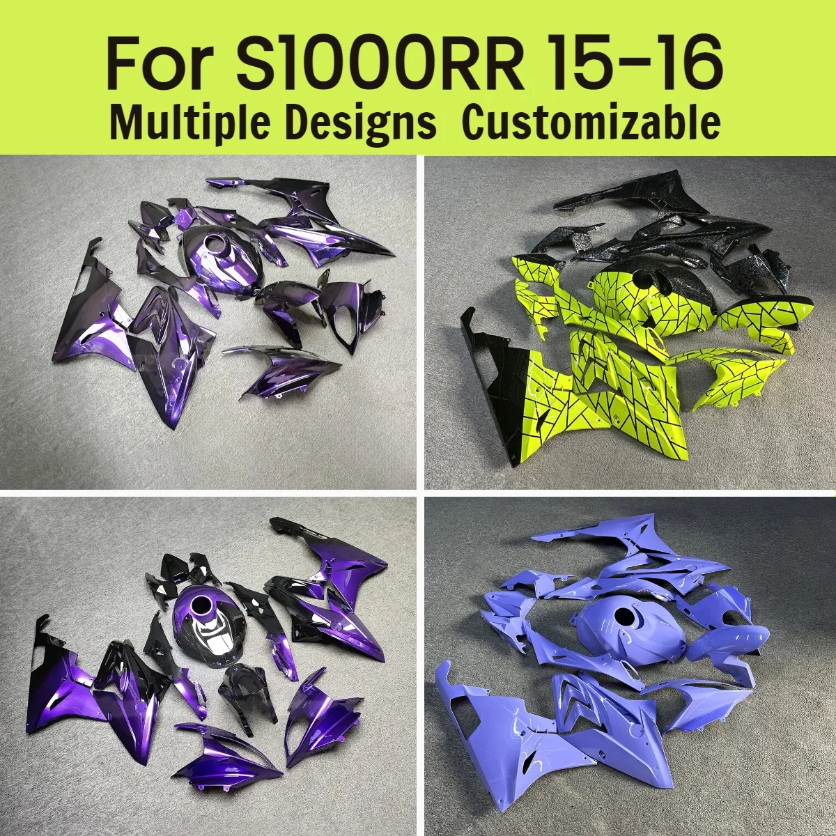 

Hot Style Fairing Kit for BMW S1000RR 2015 2016 Aftermarket Injection Motorcycle Fairings S 1000RR 15 16