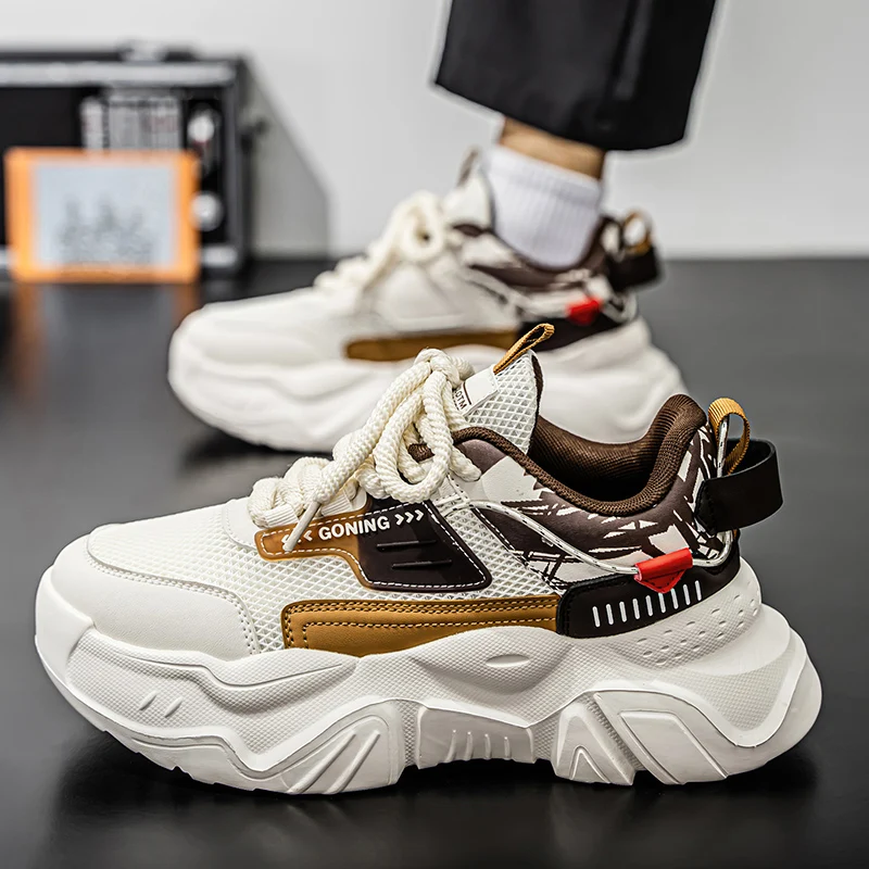 

Мужские кроссовки 2026: Новинка, классические, на высокой толстой подошве, повседневные, для работы, легкие, для активного отдыха, спортивные, для бега