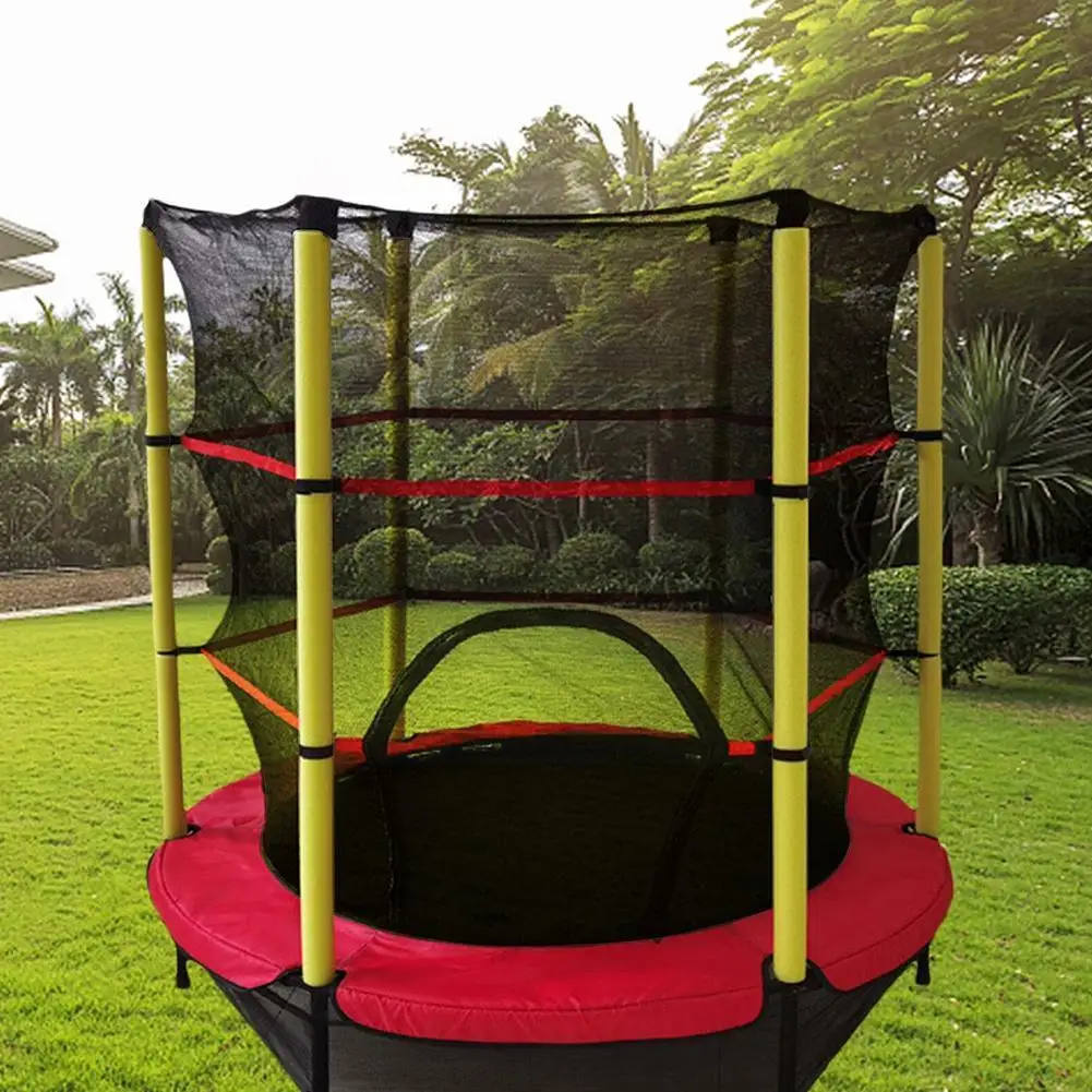 55 Inch Trampoline Protection Net Pad Rebounder Outdoor Jumping Safety Exercise Net Protection Guard Bed V5S3