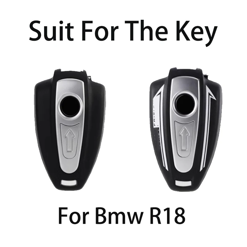 Aluminium Alloy for BMW R18 R1 R18B R 18 Motorcycle Remote Control Key Case Cover Fob Keychain Ring Protector Case Accessories