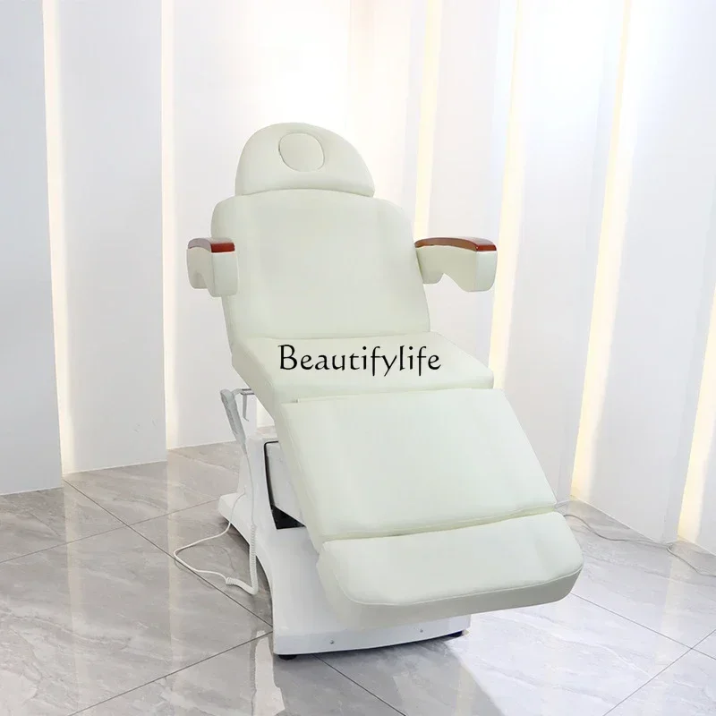 

Electric Beauty Massage Chair Upgradeable One-Click Reset Lifting Spa Massage Care Facial Bed