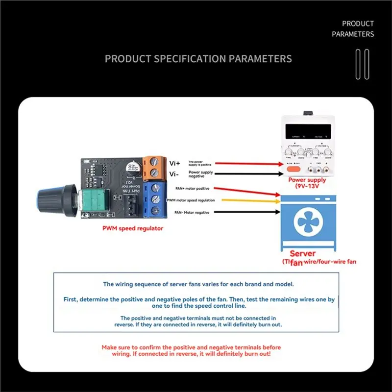 [NEW A09R!】 PWM Fan Speed Controller 3-Wire 4-Wire Motor Stepless DC 12V Fan Governor Speed Control Switch Drive Module Server