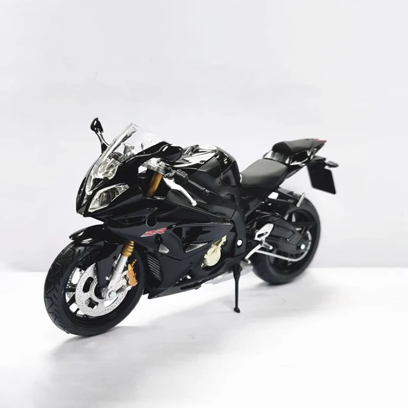 Diecast Alloy 1:12 Scale S1000RR Motorcycle Model Adult Classic Collection Static Display Ornament Souvenir Toys Gifts Nostalgia