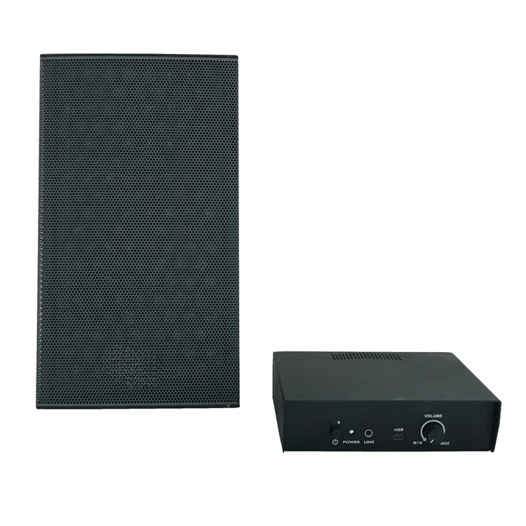 Altamente direcional ultra-som alto-falantes com amplificador, longa distância Soundbeam, alta qualidade