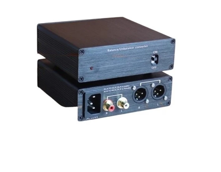 XLR Balanced To RCA Non-balanced /RCA Non-balanced To XLR Balanced/Dedicated IC or Audio Cow Converter