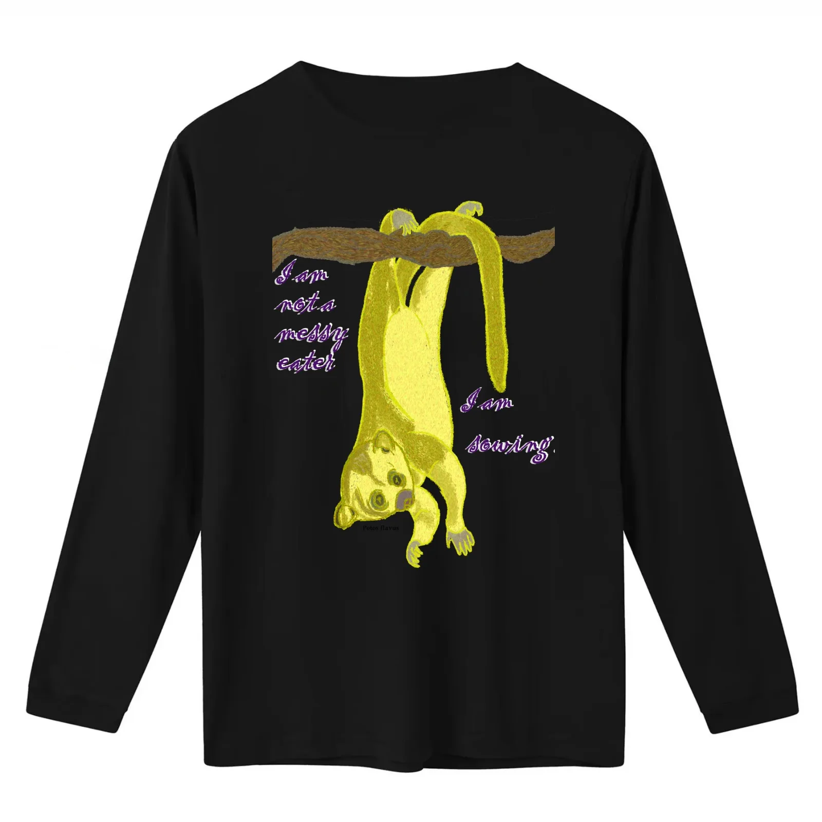 Messy Kinkajou T-Shirt Summer Casual Cotton Tee Oversized Streetwear Tops Vintage Graphic Print Loose Fit Short Sleeve