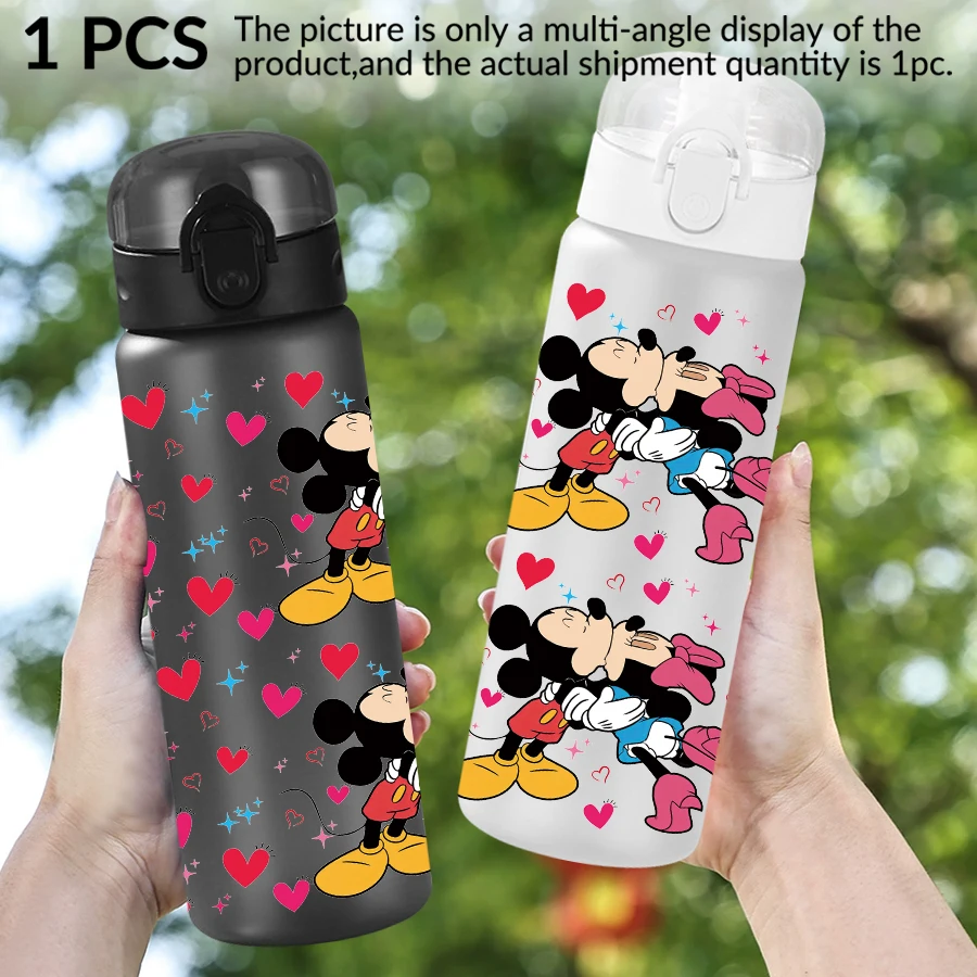 ขวดน้ำพลาสติกลายดิสนีย์ มิกกี้/มินนี่ ขนาด 26 ออนซ์ 1 ชิ้น ใช้เป็นของขวัญวันเกิด/เปิดเทอม