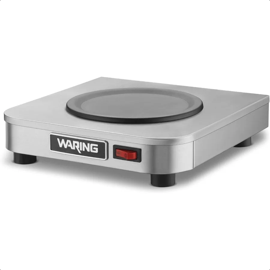 

Waring Commercial WCW10 Cafe Deco Single Coffee Carafe Warmer 120V 515 Phase Plug Single Burner Sier