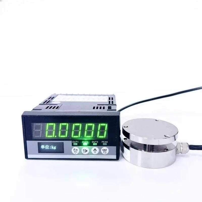 Gravity Pressure Load Measurement Sensor Digital Display Controller Instrument Press Industrial Grade Stainless Steel Waterproof