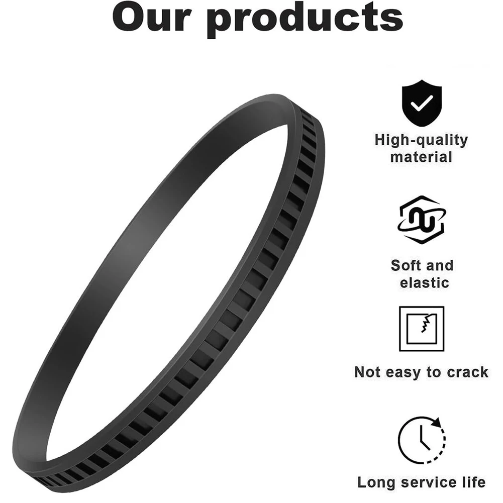 ยางล้อสำหรับใบเลื่อยวงเดือน สำหรับงานไม้ ยางล้อสำหรับเปลี่ยนใบเลื่อย ช่วยรักษาการติดตามใบเลื่อย บรรจุ 6 ชิ้นในแพ็คเกจ