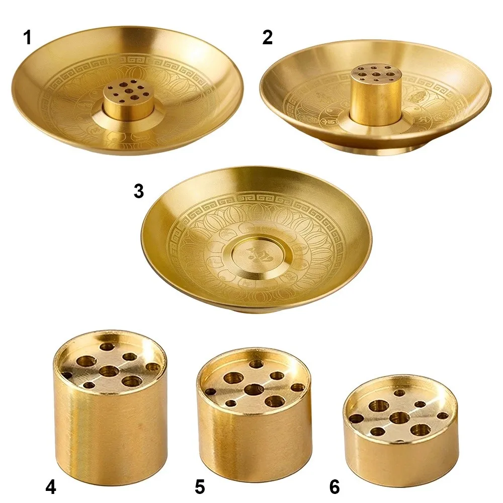 Stand Base 9 Hole Incense Holder Incense Tray Burner Stand Round Incense Burner Home Fragrance Ash Catcher Incense Stick Plate