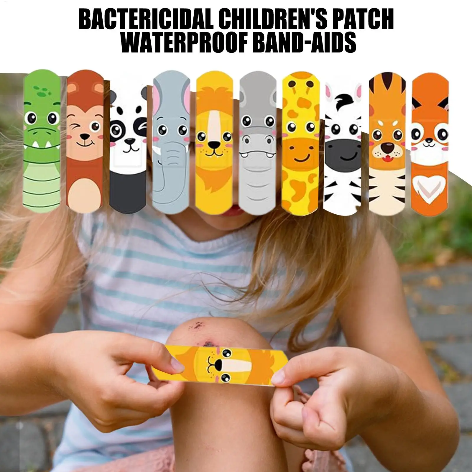 

10pcs set Cartoon Pattern Band Aid Wound Dressing Patch Plaster for Children Skin Tape First Aid Adhesive Bandages