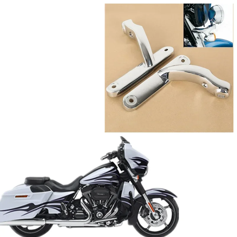 

For Harley Street Glide FLHX Frame Parts Street Glide FLHXSE3 2009-2016 Moto Parts Acsessories Auxiliary Lighting Brackets