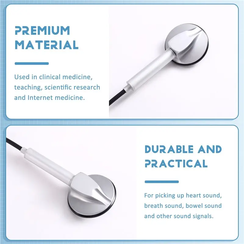 AED5-Wireless Digital Stethoscope With Bluetooth Non Contact Mobile Phone Stethoscope For Clinic