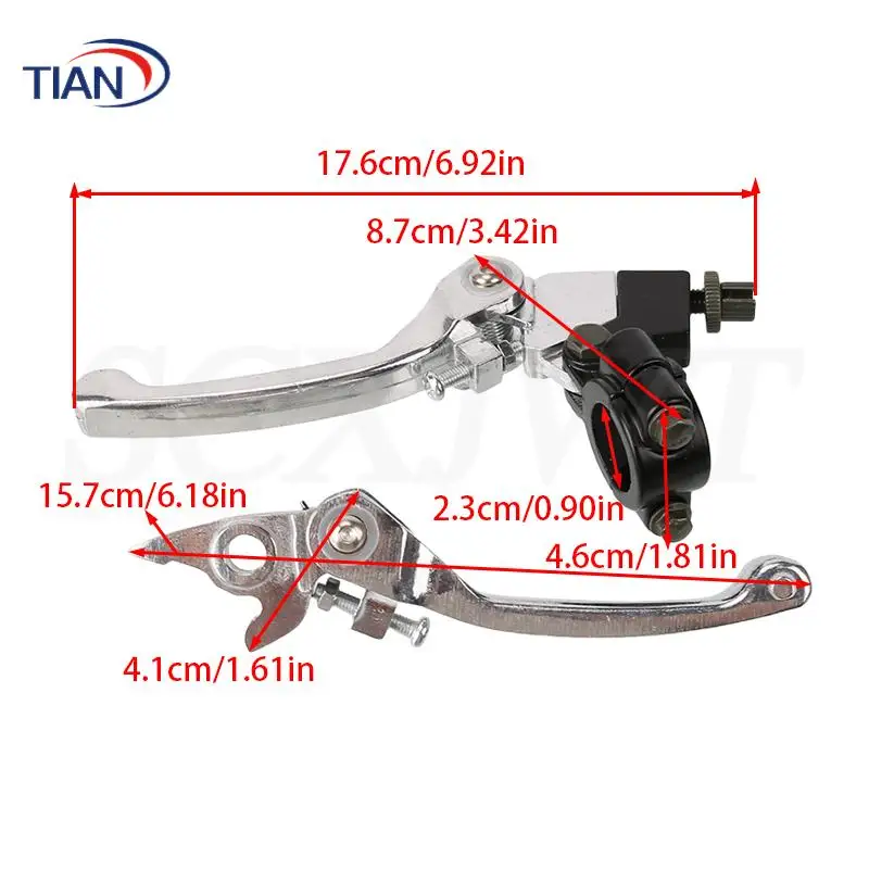 NEW Off-Road Motorcycle Anti-Drop Folding Clutch & Brake Handles - Essential Off-Road Vehicle Modification Accessories