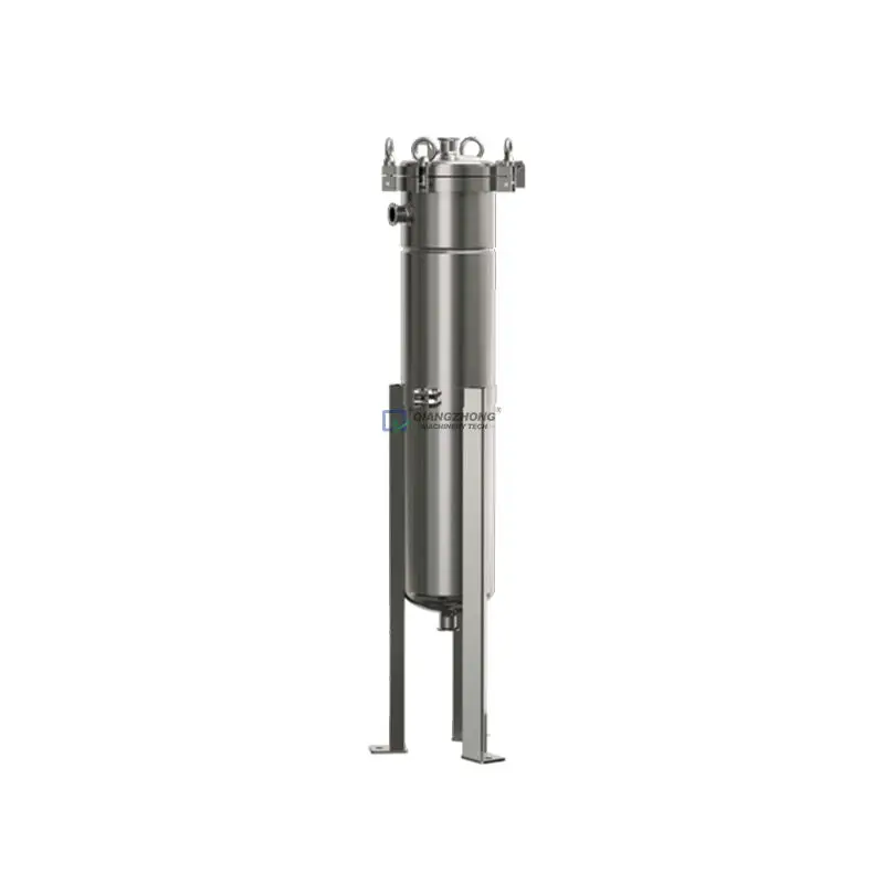 New Single Bag Filter-high-flow Stainless Steel 304/316 Liquid Filtration Housing 5um Particle Removal for Industrial