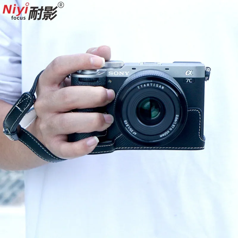 Основа для камеры, искусственная кожа для Sony A7CII A7C2
