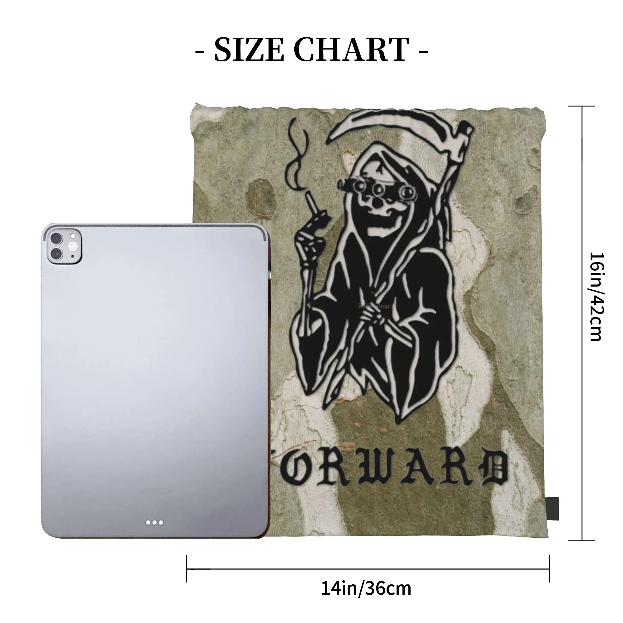 Forward Observations Grim Reaper Backpack for Men Women Teenage Student Work Daypack Camo Laptop Computer Canvas Bags Outdoor
