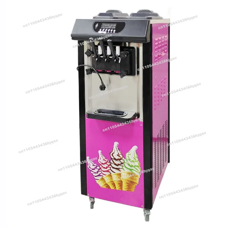 Ice Cream Machine Commercial  Vertical Automatic Sundae Cone Soft  Machine