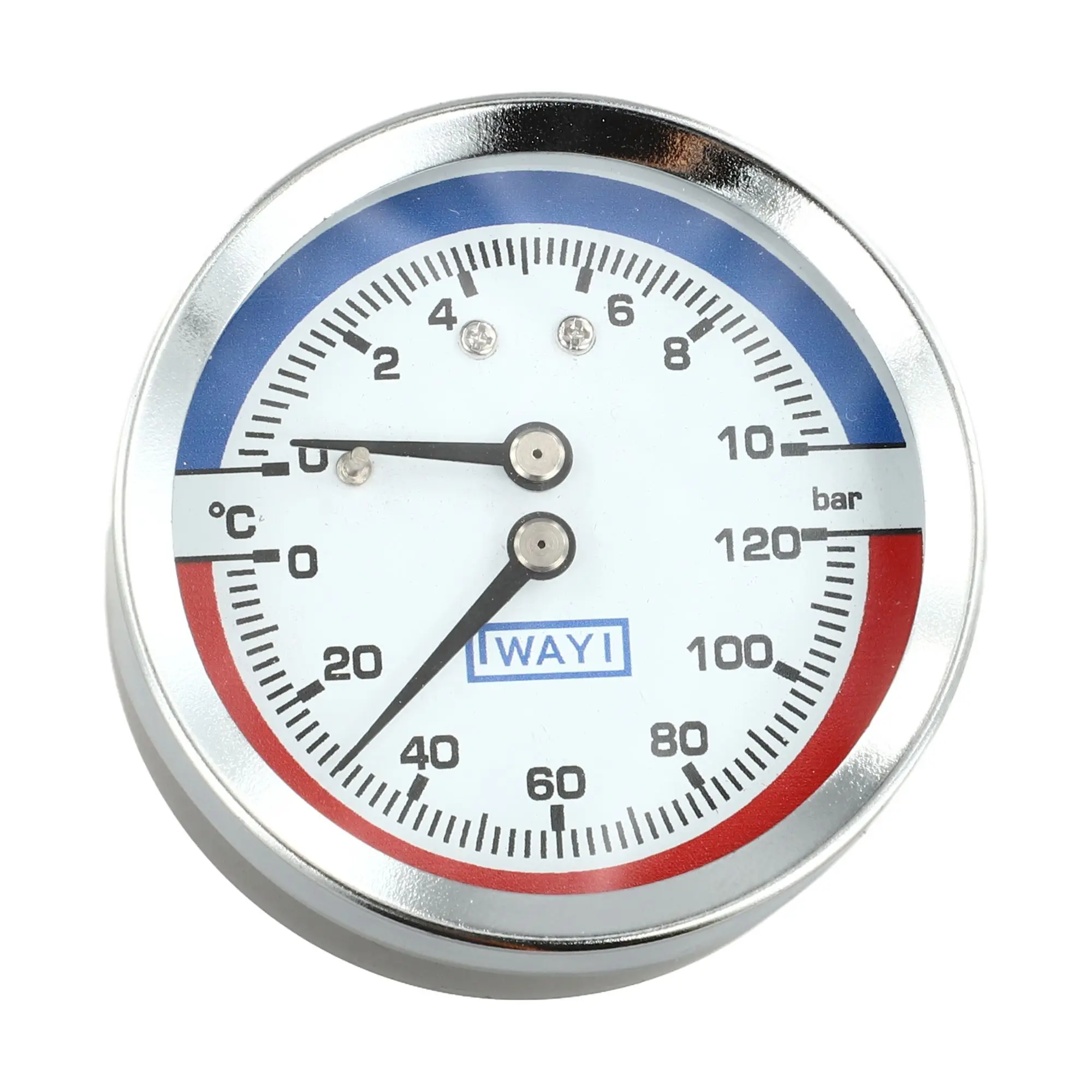 Floor Heating Gauge Boiler Pressure Gauge Wide Application Use Flexible Mounting Options Floor Heating Pressure Gauge