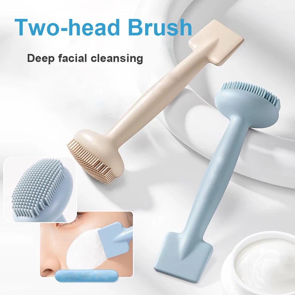 Silicone Facial Cleansing Brush Face Cleaner Pore Cleaning Exfoliator Skin Care Blackhead Beauty Face Massager Scrubber Tools