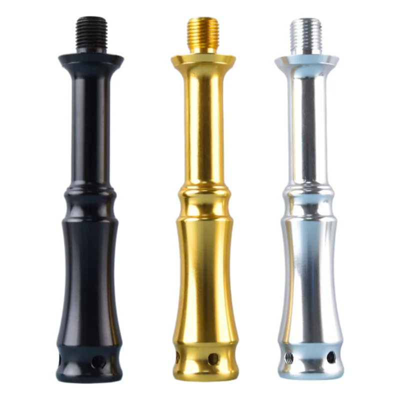 Universal Car Modification Gear Shift Extender Aluminum Alloy Gourd‑Shape Straight And Curved Shift Lever Car Accessories