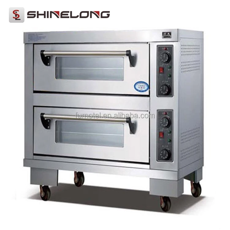 K335 3 Layers Movable Automatic Food Oven Machine Electrical Oven
