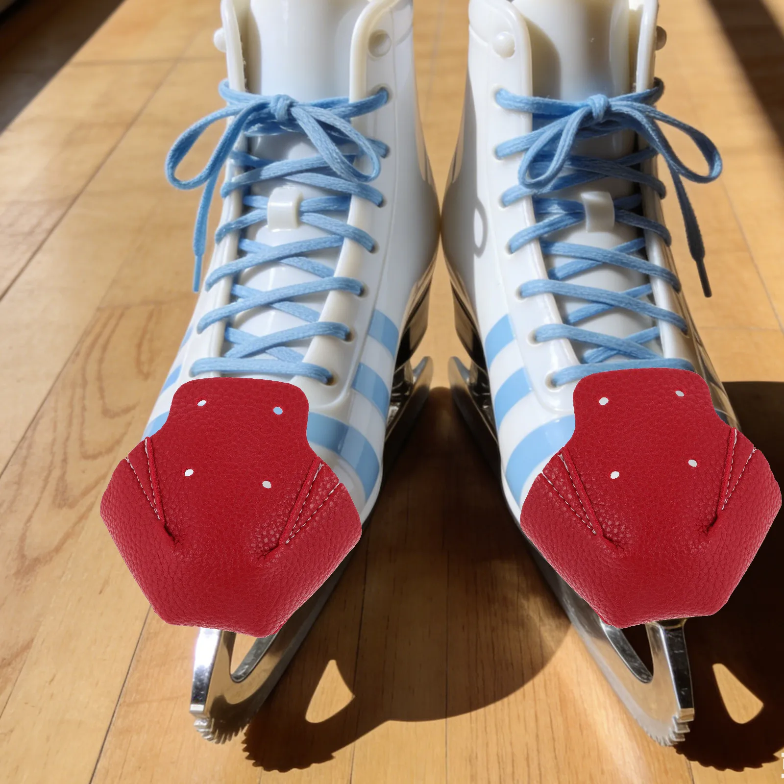 

2Pcs Roller Skate Toe Guards PU Protective Covers for Quad and Ice Skates Abrasion Resistant Impact Absorption Removable