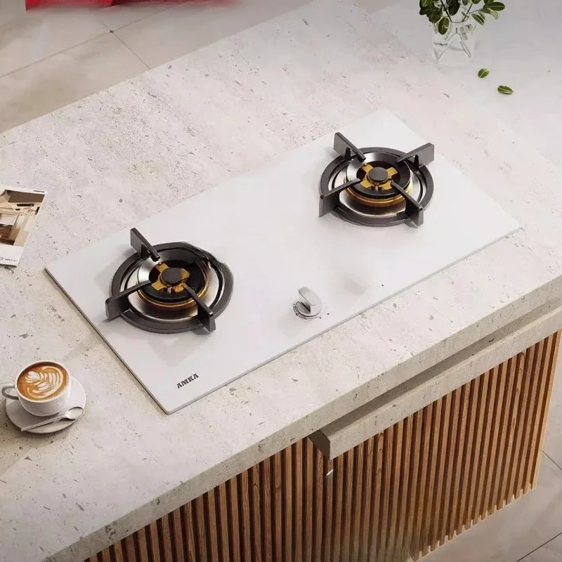 AAGas Stove Double Stove Household Embedded Natural Gas Liquefied Gas Large Fire Stove