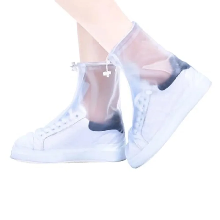 

Waterproof Shoes Cover, Snow Rain Boot Shoe Covers, Reusable Women Men PVC Rubber Sole Overshoes Galoshes Protectors for Cyclin