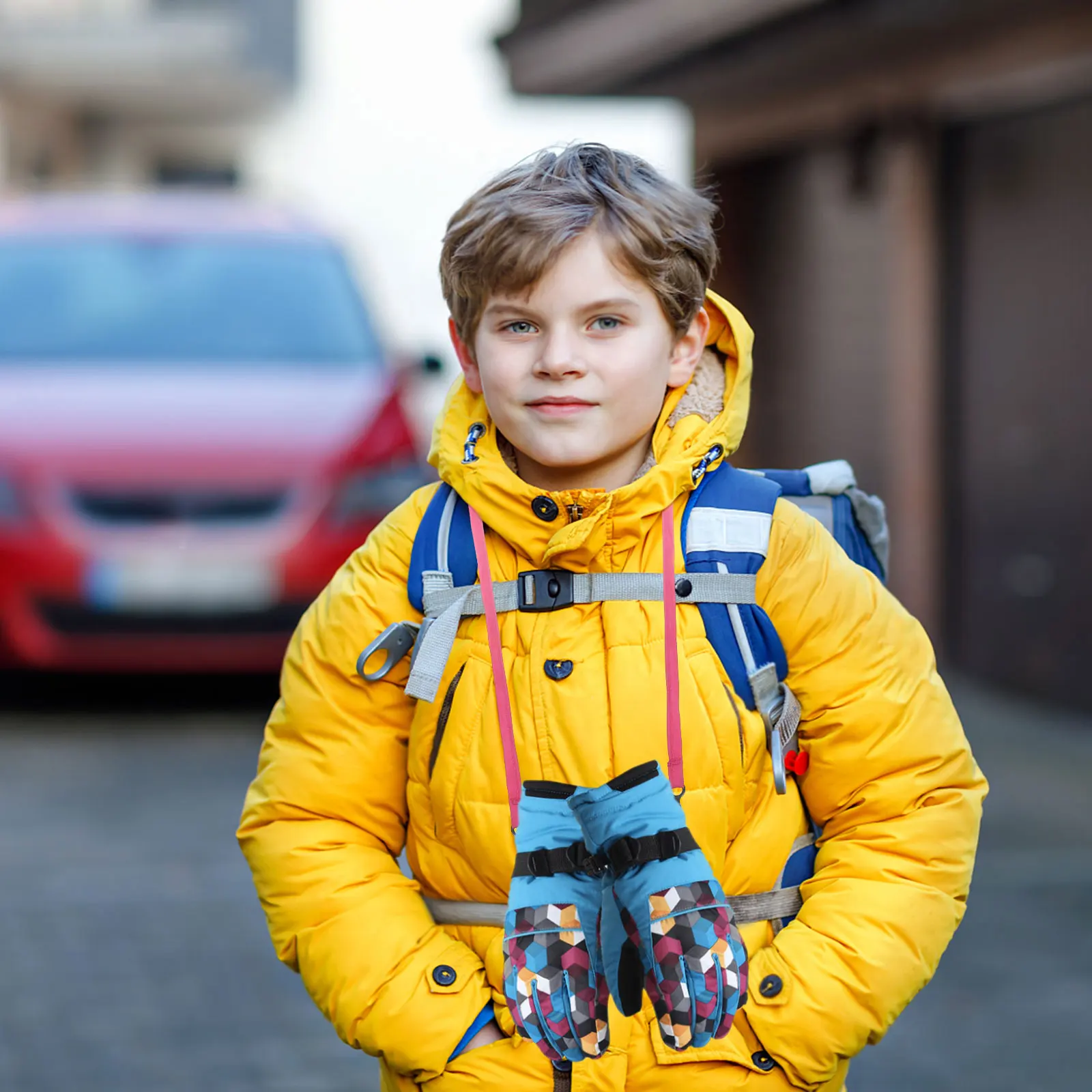 

2pcs Nylon Glove Rope Anti-Lost Strap For Winter Gloves Mitten Holder Portable Lanyard For Skiing Snowboarding Gloves Ropes