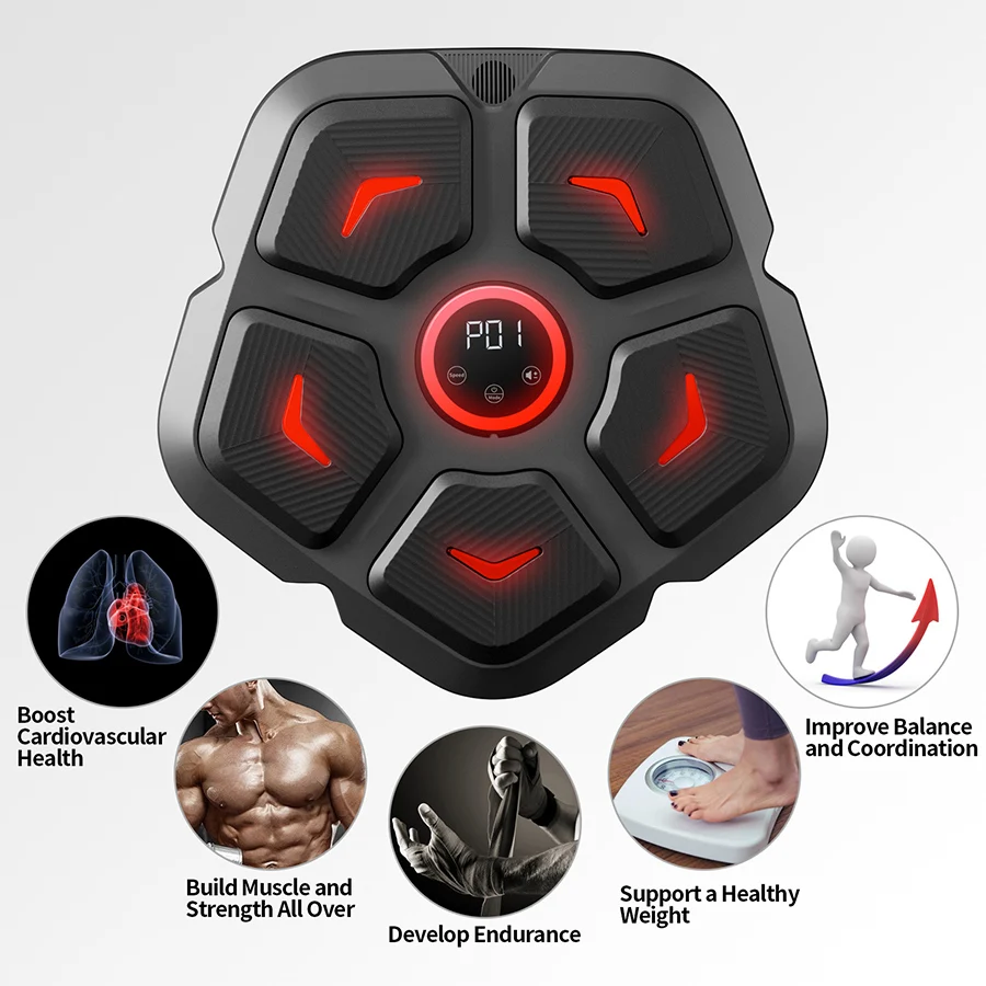 New Smart Music Boxing Machine for Adults/children Maquina De Boxeo Muay Thai Response Rhythm Exercise Maquina De Boxeo Musical