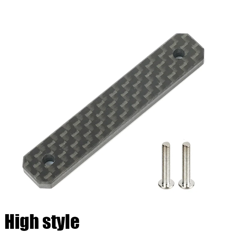 1pcs Carbon Fiber Rear Anti-collision Reinforcement Panel for 1/10 ARRMA GORGON FURY VORTEKS RC Truck Car