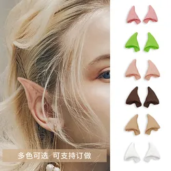 1 Pair of Funny Props for Halloween Party Cosplay Hobbit Elves The Same Type of Latex Soft Pointed Elves Half Ears