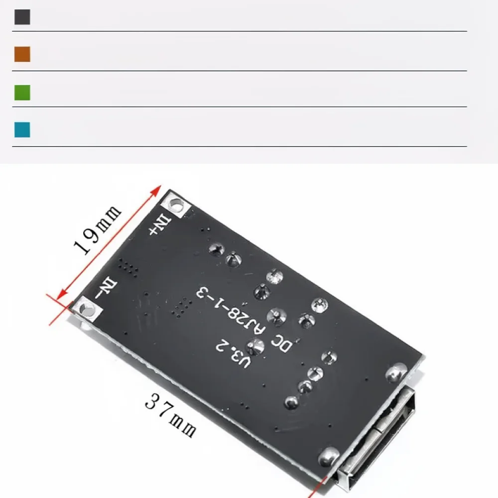 USB Type C Buck Converter Module QC3.0 Fast Charge For Apple For Huawei Samsung Mobile Phone Power Adapter DIY Board