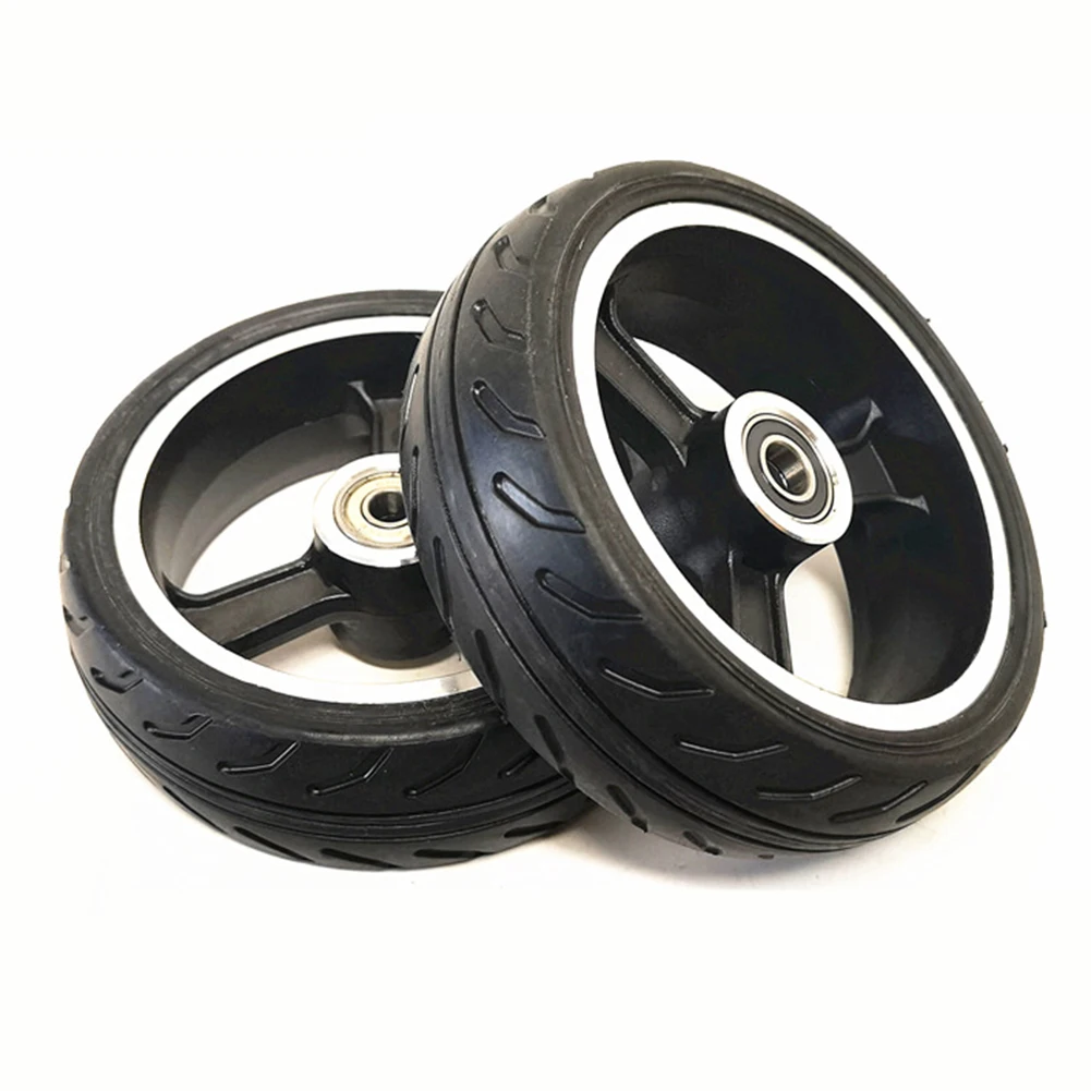 5 Inch 5*1.6 Solid Wheel 5.5x2 Solid Full Wheel For Electric Scooter 5x2 Non-Inflatable Solid Tires Electric Scooter Parts