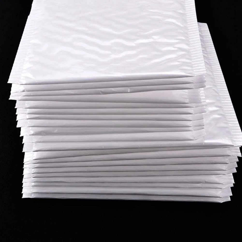 10-100Pcs Multi-size White Bubble Envelopes Bag Thicken Waterproof Light Self Seal Shipping Bag Bubble Padding Storage Organizer
