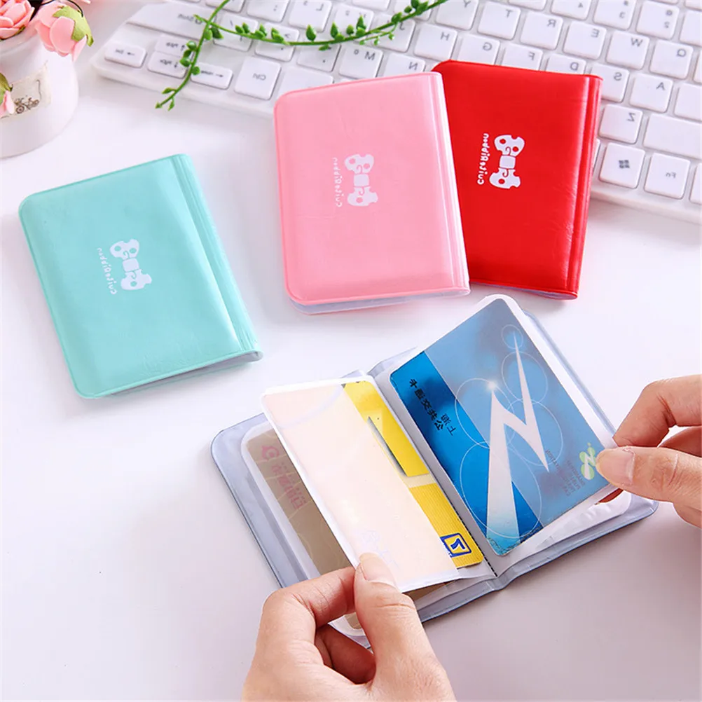 

1pc Candy Color License Bag Documents Card Purse Passport Wallet Case