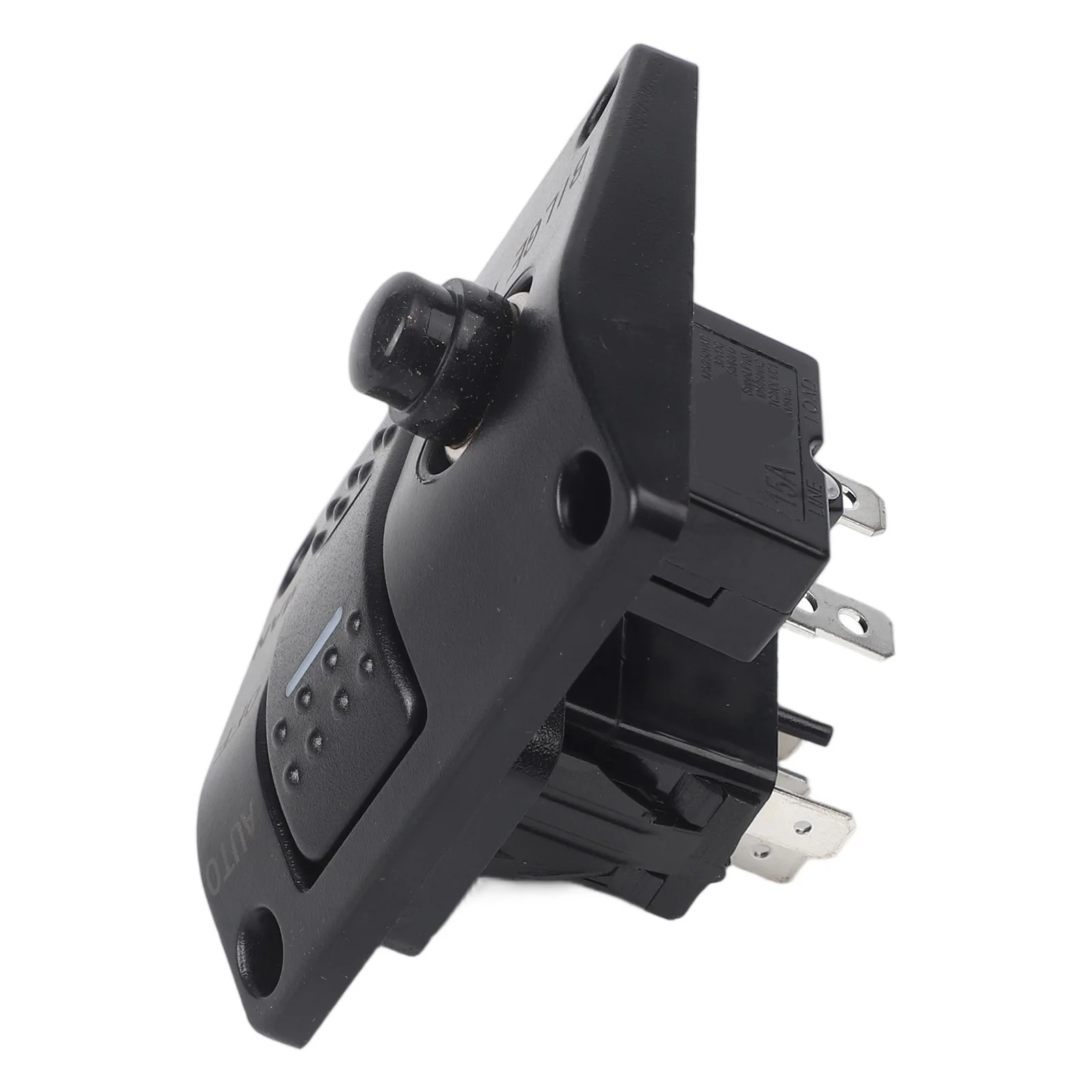 Automatic Float Switch Marine Panel Switch Boat Maintenance 7.49 X 6.2 X 6.3 Cm Overcurrent Protection Black Aluminum Panel