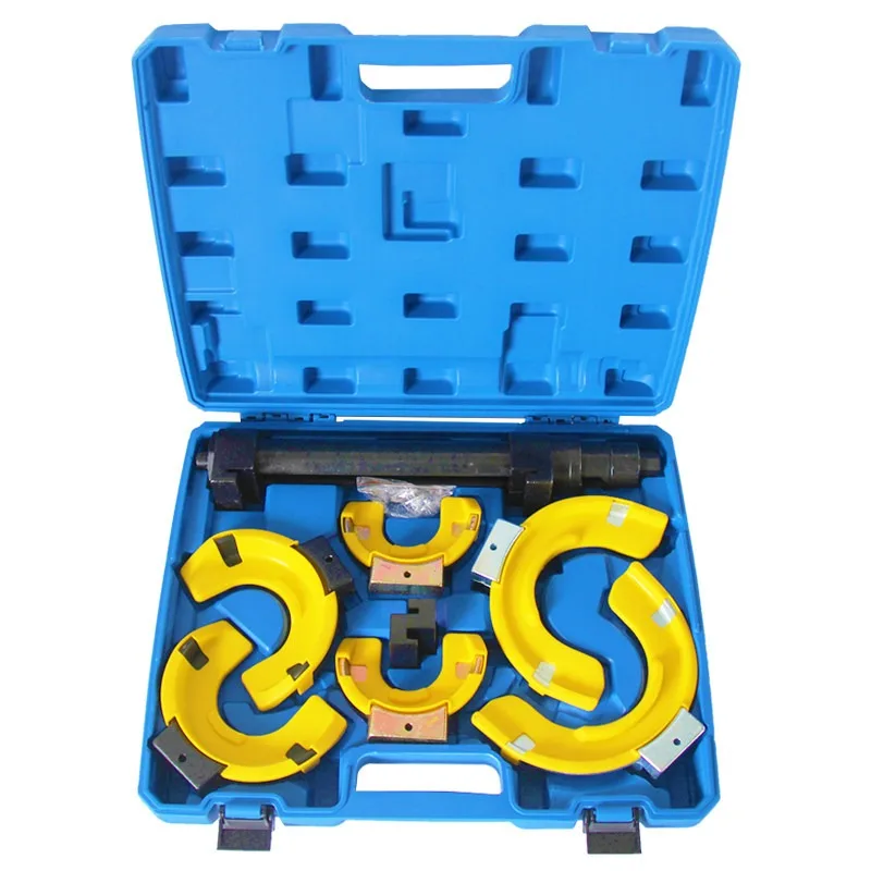 Interchangeable No-Disassembly Strut Spring Compressor, Professional Auto Shock Absorber Removal Tool for Suspension Service