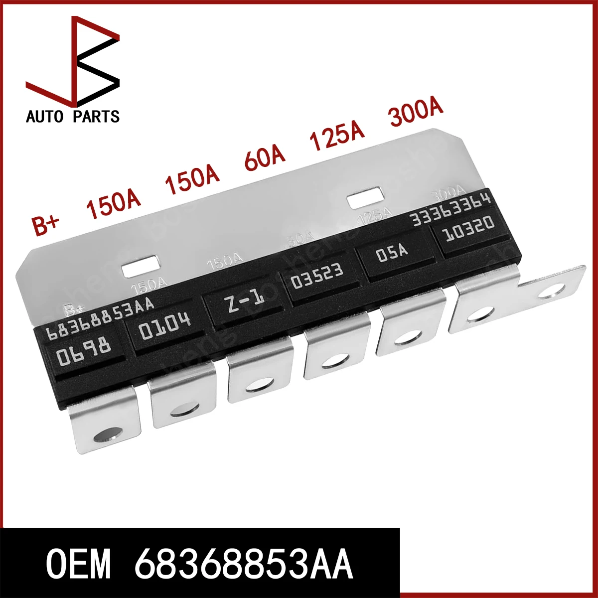 Z Case Fuse Array OEM 68368853AA for Jeep Gladiator 2022-2026 2020 Wrangler B+ 2018-2023 150A 60A 125A 300A
