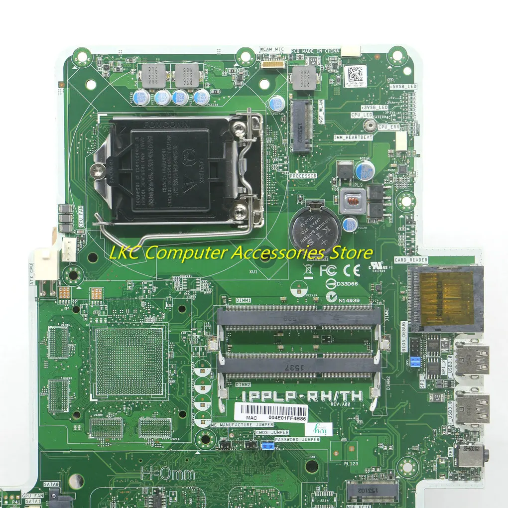 Imagem -06 - Placa-mãe Tudo-em-um para Dell Optiplex 9030 Ipplp-rh th 4ry2n 04ry2n Cn04ry2n Lga1150 Ddr3 Mainboard 100 Testado Novo