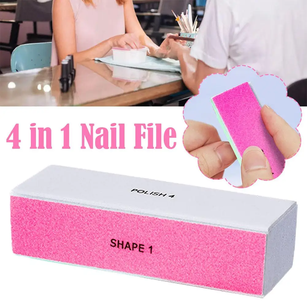 4 Way Nail Buffer Block, Four Sides Nail Shine Buffers Blocks Files For Natural And Acrylic Nails Smoother Buffing Block Po G9q3